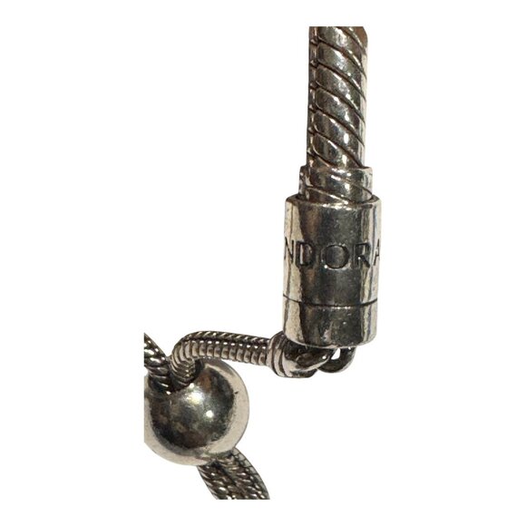 PANDORA Moments Snake Chain Slider Bracelet - Sterling Charm Bracelet for Women - Picture 4 of 11